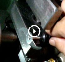 油壓旋鉚機(jī)HB-152鉚長(zhǎng)軸刀片視頻